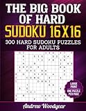 The Big Book of Hard Sudoku 16 X 16: 300 Hard Sudoku Puzzles For Adults - Large Print - One Puzzle Per Page (Volume 1) by Andrew Woodyear