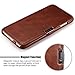 iPhone 6 Plus Case, Benuo [Vintage Classic Series] [Genuine Leather] Folio Flip Corrected Grain Leather Case [Card Slot] [Stand Feature] with Magnetic Closure for iPhone 6 Plus 5.5 inch (Retro Brown)