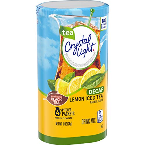 Crystal Light SugarFree Decaffeinated Lemon Iced Tea Naturally