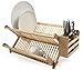 Core Bamboo Dish Rack with Utensil Holder, Natural