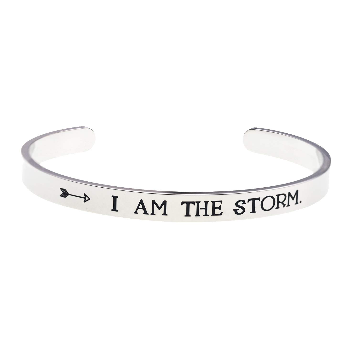 LParkin I AM The Storm Inspirational Bracelet Empowering Jewelry Motivating Inspirational Gift …