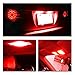 LEDKINGDOMUS 20 Pcs 42mm 8SMD Festoon LED Interior Map Dome Lights Bulbs 211-2 578, Color Red