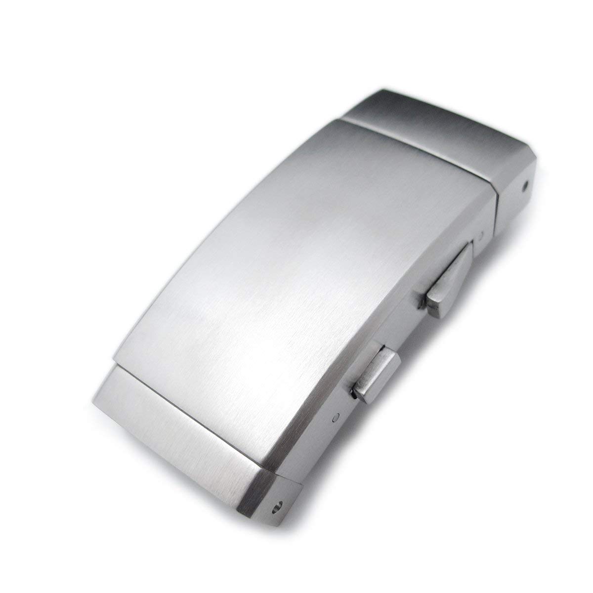 MiLTAT 18mm 316L Stainless Steel Wetsuit Ratchet Buckle Diver Extension Clasp, Brushed