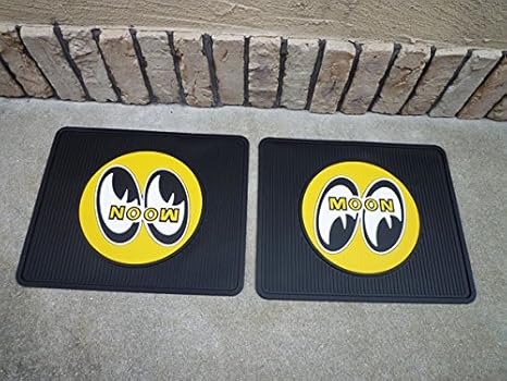 Amazon Mooneyes ムーンアイズ ユーティリティ ラバーマット アイボール 2枚組 車用マット 玄関マット ガレージマット マット 玄関マット オンライン通販