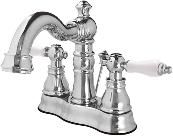 Kingston Brass Fs1601apl 4 Inch Two Handle Centerset Lavatory
