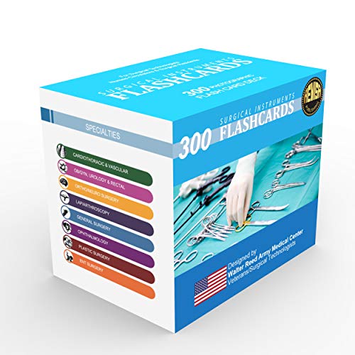 Surgical Instrumentation Flashcard for Technologists Exam,For Medical ...