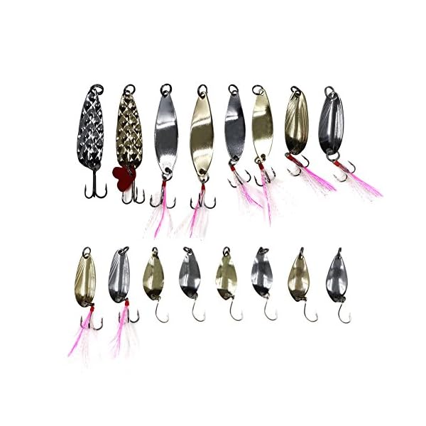 Threemart-Fishing-Lure-Set-Including-Spoon-LuresSoft-Plastic-LuresPopperCrankRattlinSpinnerbaits-and-More