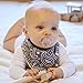 Stadela 100% Cotton Baby Bandana Drool Bibs for Drooling and Teething Nursery Burp Cloths 4 Pack Unisex Set for Girl and Boy – Western Baby Cowboy Cowgirl Cow Skin Paisley Wild West