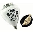 Trompos Space Spin Top Jupiter - Fixed Tip SpinTop (Silver)