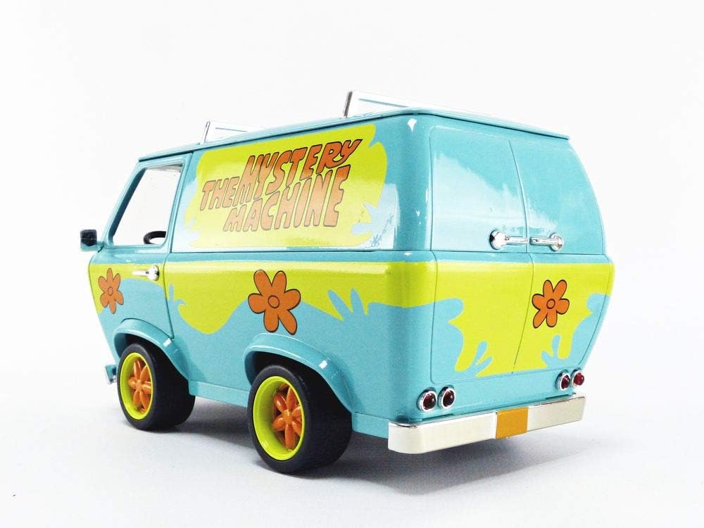 Jada 1:24 Scooby-Doo Mystery Machine With Figures, Multicolor, 1:24 Scale with Figures - Image 5