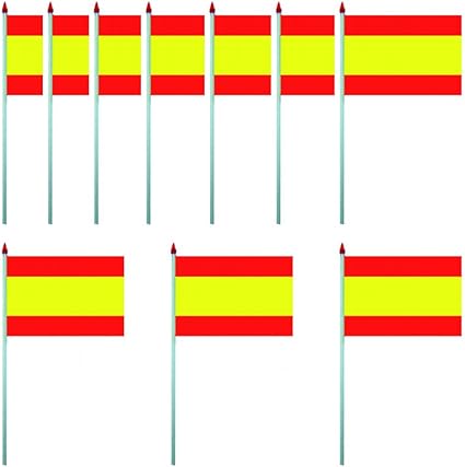 Amazon Com Spain 10 Flag Set Banner 4 X 6 Inch 10 X 15 Cm