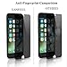 SANFEEL Privacy Tempered Glass for iPhone 8 Plus /7 Plus /6s Plus /6 Plus Screen Protector Anti Spy Peeping Film Easy to Install Scratch Proof Fingerprint Free Bubbles