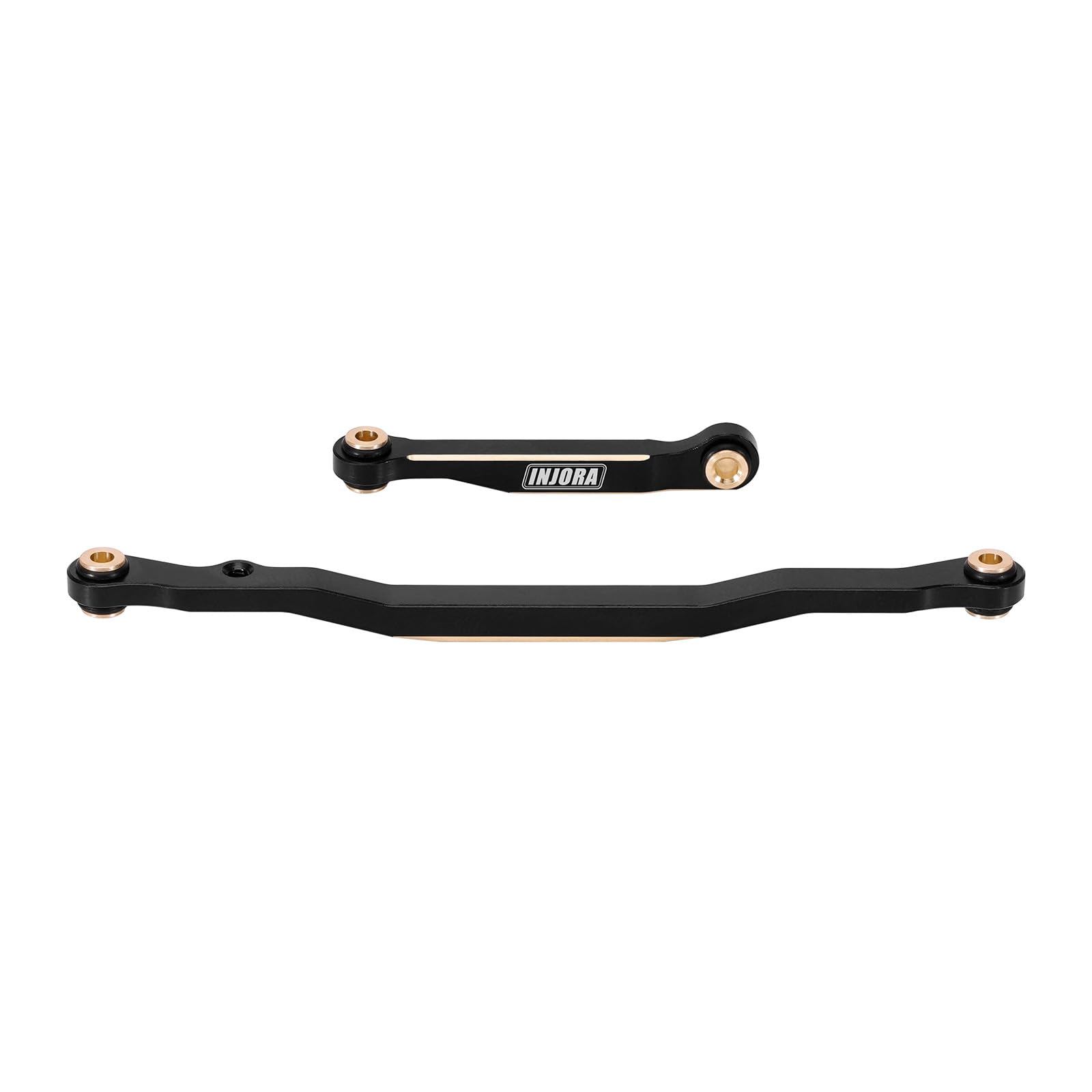 INJORA Black Brass Steering Links Set for 1/18 HPI Venture18