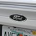 2013-2016 Ford Fusion Emblem Inserts Decals (Glossy Black)