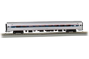Bachmann Trains - 85' Budd Amtrak AMFLEET - I Coach - Coachclass Phase VI #82803 - HO Scale, Silver
