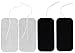 Syrtenty TENS Unit Replacement Pads - Pack of 4 Electrode Squares for Muscle Stimulation & Therapy - 2