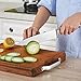 Barbestar 6 Piece Premium Class Stainless Steel Sharp Kitchen Knife Set with Block (5 Knives Plus and Acrylc Stand)