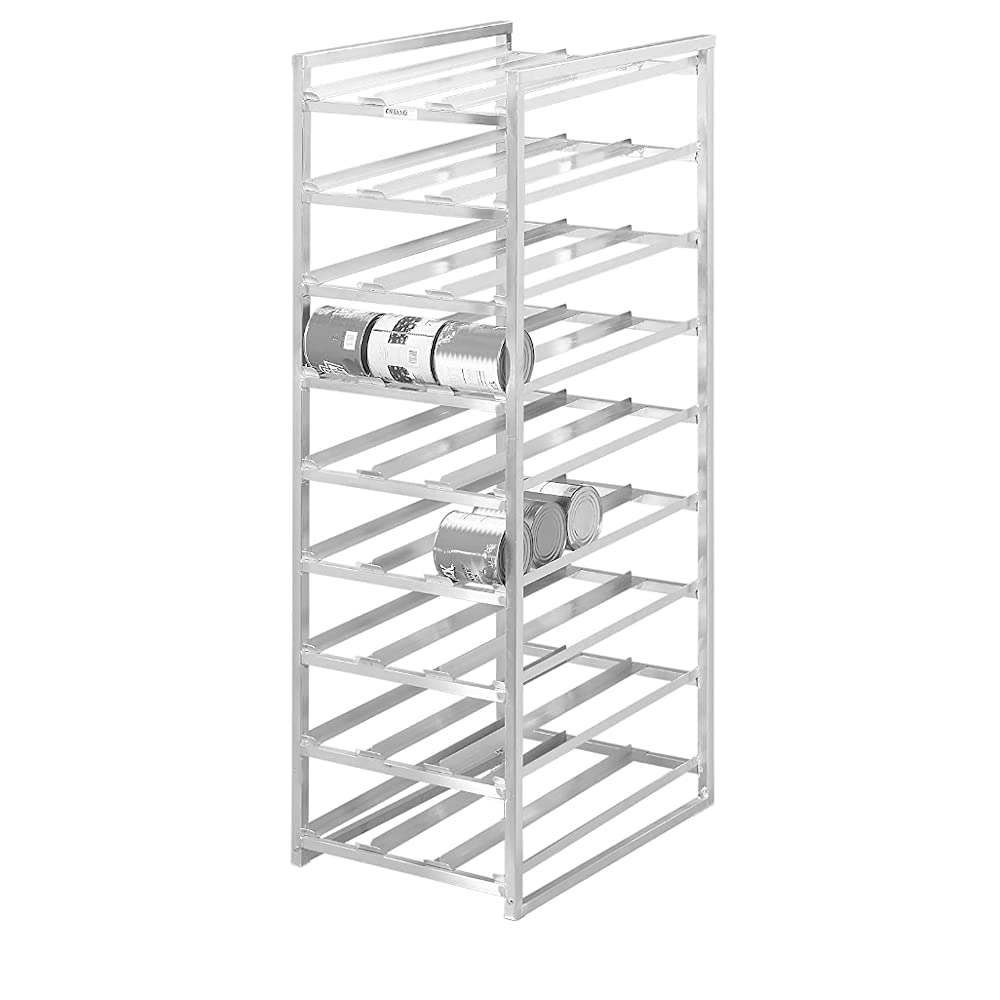 Channel Manufacturing CSR-9 Full Size Stationary Aluminum Can Rack for #10 and #5 Cans