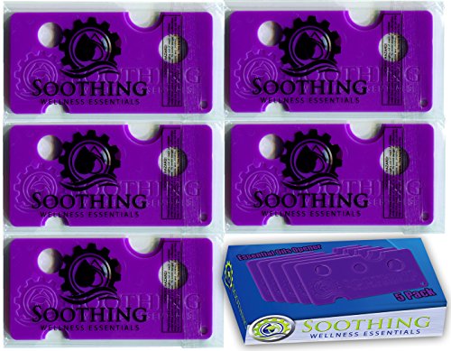 Soothing Wellness Essentials 5 PACK Essential Oils Opener Key Tool Set (ORCHID PURPLE) - The Perfect Opener and Remover Accessory for Roller Balls and Caps on Most Bottles