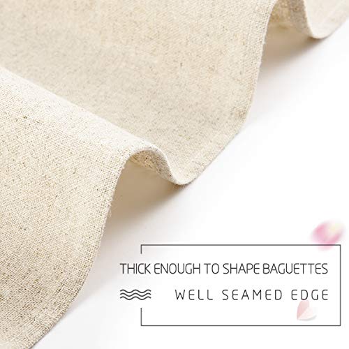 Imported Flax Linen Baker S Couche For Shaping French Baguettes