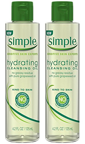 Simple Cleansing Oil Hydrating 4.2 Ounce (125ml) (2 Pack) (Best Drugstore Hydrating Cleanser)