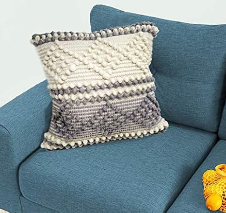 heavenera decorative cushion covers pillows cotton wool decorative throw pillow boho throw pillow case for couch living room sofa bohemian bedroom