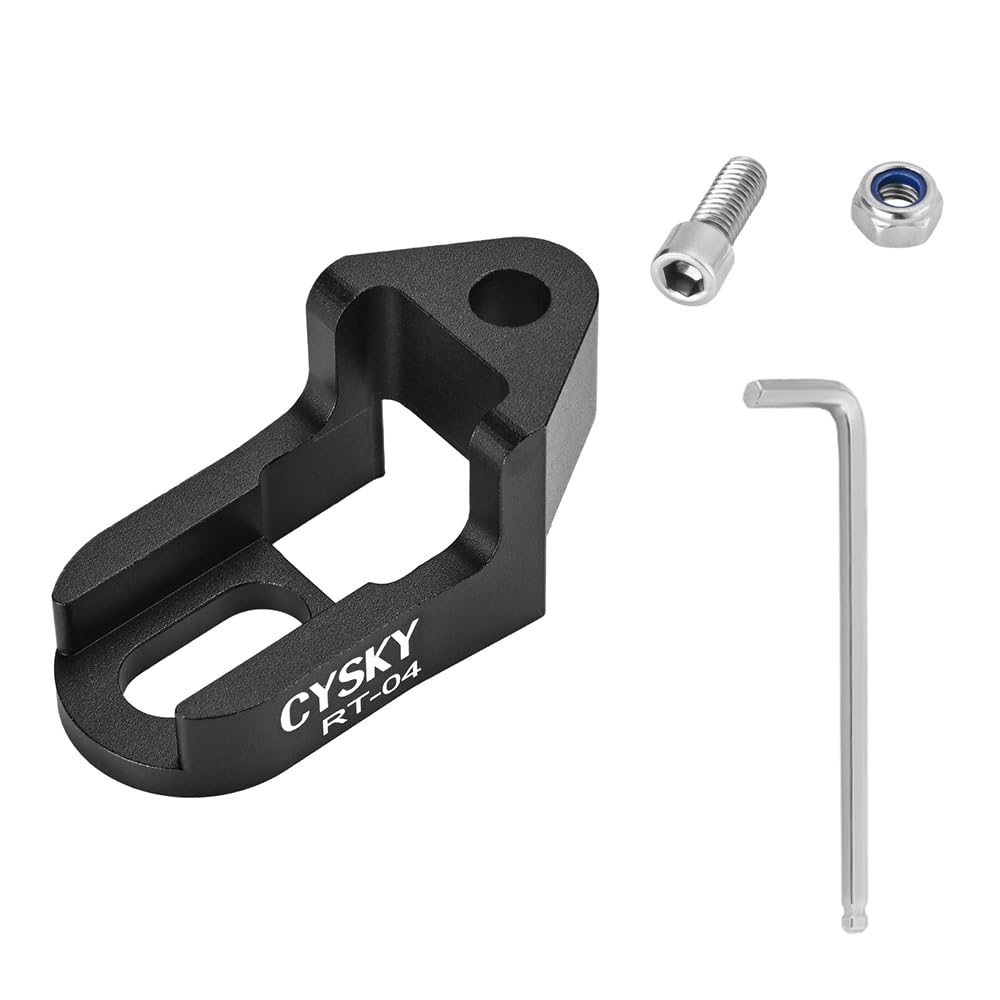 CYSKY Bike C Brake Extension Adapter 406 to 451 Wheelset Conversion Rack for 20 inch Frame (Aluminium Alloy) (Black)