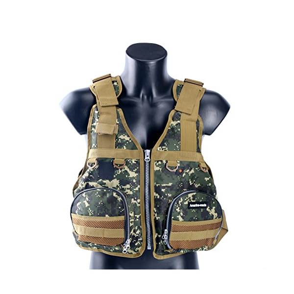 Amairne-made-Boat-Buoyancy-Aid-Sailing-Kayak-Fishing-Life-Jacket-Vest-Camouflage-D22-Green
