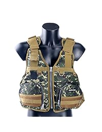 amairne made Chaleco salvavidas Barcos Kayak Pesca Life Jacket Vest camuflaje   d22 green