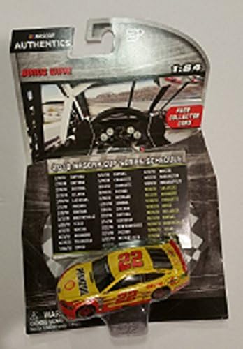 2018 Nascar Authentics BONUS WAVE Joey Logano #22 PENNZOIL and 2018 Nascar Cup Series Schedule