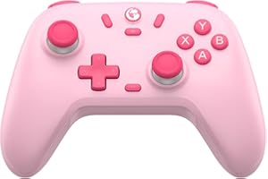 GameSir Nova Lite Wireless Controller – 2.4G & Bluetooth Gamepad for Windows PC, iPhone, Android, Switch & Steam Deck – Hall Effect Triggers, Turbo Function, Rumble Vibration - Pink