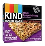 KIND Healthy Grains Bars, Maple Pumpkin Seeds with Sea Salt, Non GMO, Gluten Free, 1.2 oz, 5 Count (8 Pack)
