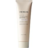 Versed Buff It Out AHA Exfoliating Body Scrub and Mask - Lactic Acid & Glycolic Acid Exfoliant - Microfine Pumice Body Exfoliator to Polish and Smooth Bumpy, Dry Skin - Vegan & Cruelty-Free (8 oz)