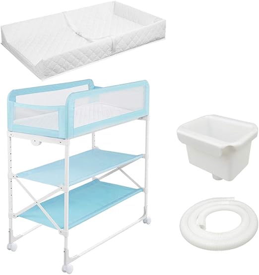 changing table with bath