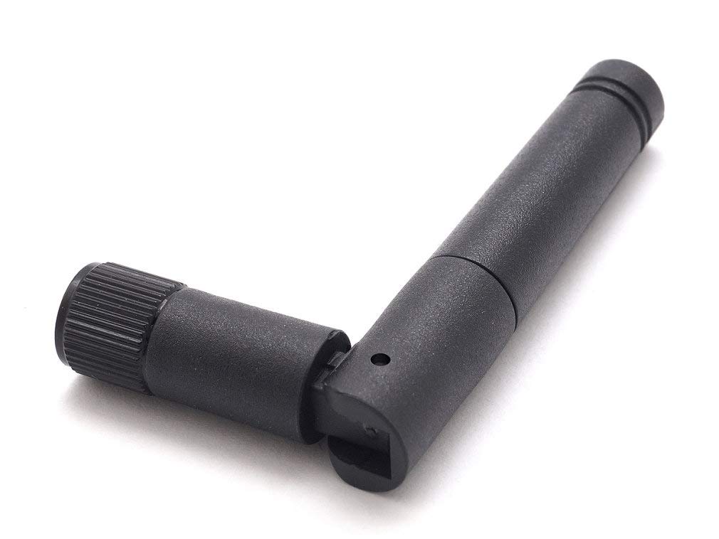 Alda PQ antenna for WIFI and BLUETOOTH with RP-SMA/M connector with 5 dBi gain and flip angle