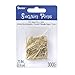 Darice Sequin Pins #12 Gold 3/4 inches 300 Pieces (12-Pack) 38042