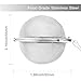 X-Chef 2 inch Diameter Stainless Steel Tea Ball Infuser Spice Strainer (Set of 6) - Free Cleaning Brush