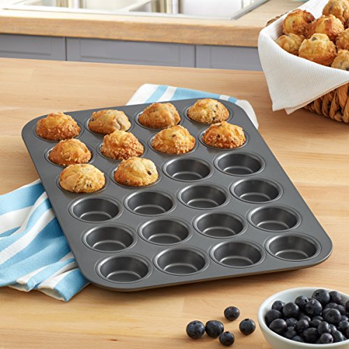 Chicago Metallic Professional 24Cup NonStick MiniMuffin Pan, 15.75