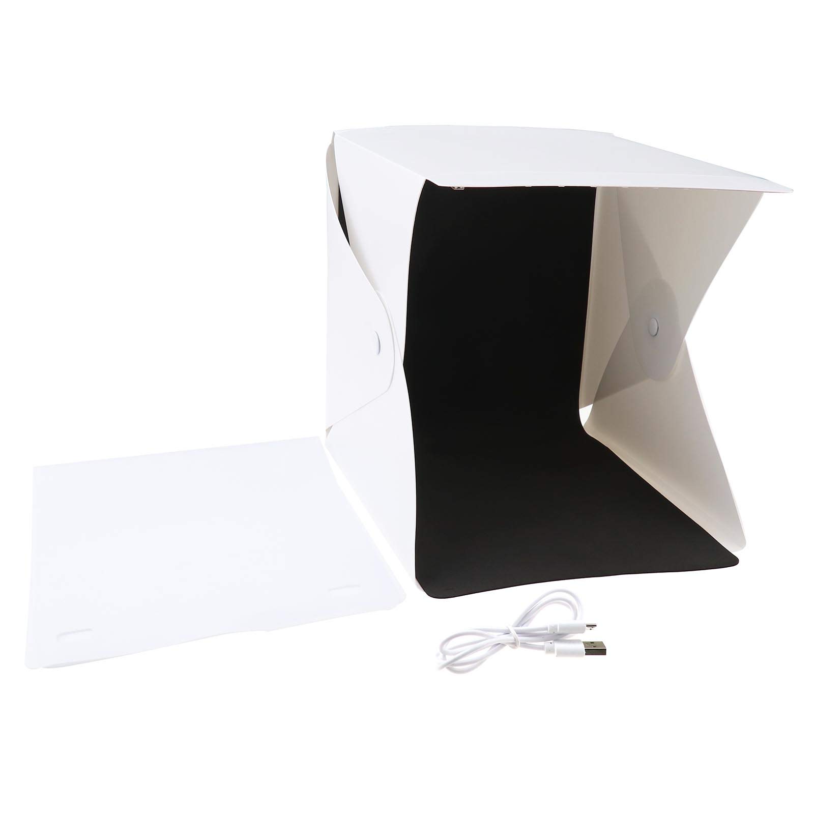 OTOTEC Photo Studio Tent Mini Light Box Folding Small Photography LED Booth Shooting Tents 24x24x22cm
