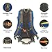 Mission Peak Gear Canyon 2400 40L Hiking Daypack Backpack, Removable Air Mesh Frame Suspension, Ripstop Nylon, Camping