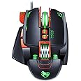 Shenligod Gaming Mouse Wired [3200 DPI] [Programmable] [Breathing Light] Ergonomic Game USB Computer Mice RGB Gamer Desktop L