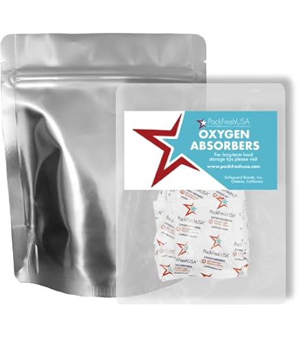 PackFreshUSA Silver & Clear Stand Up Pouches - Large 6x9.5x3.5 Inches, 500 Count