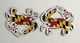 Maryland FLAG Blue Crab Car Refrigerator OUTDOOR Magnet 3