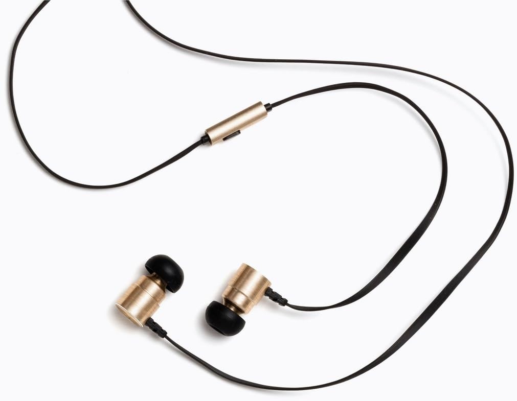 Symphonized MTL Earbuds Dual Driver Heavy Bass Premium in-Ear Noise-isolating Headphones, Earphones with Mic (Gold) - Image 3