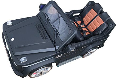 Mercedes G55 AMG Premium Ride On Electric Toy Car For Kids 12V10A LED
Lights MP3 RC Parental Remote Controller Leather Seat Suitable For
Boys & Girls - Matte Black Mercedes G55 AMG Premium Ride On Electric Toy Car For Kids 12V10A LED
Lights MP3 RC Parental Remote Controller Leather Seat Suitable For
Boys & Girls - Matte Black