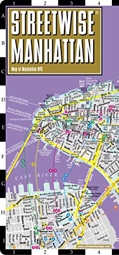 Streetwise Manhattan Map - Laminated City Center Street Map of Manhattan, New York (Michelin Streetwise Maps)