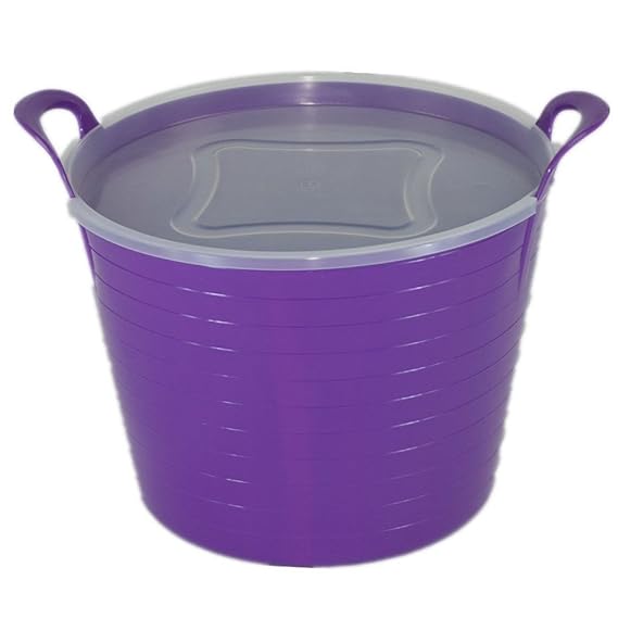 CrazyGadget® 42L 42 Litre Large Flexi Tub Garden Home Flexible Colour