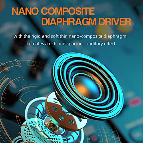 FIYAPOO Bluetooth Kopfhörer, Wireless Earbuds mit CVC 8.0 Geräuschisolierung für kristallklares Klangprofil, 40 Stunden Akkulaufzeit, IPX7 Wasserschutzklasse, für Arbeit und unterwegs