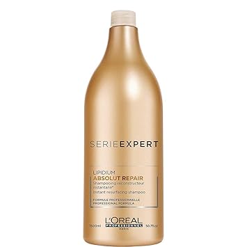 L'Oreal Paris Professionnel Expert Serie - Absolut Repair Lipidium Instant Resurfacing Shampoo for Very Damaged Hair, 1500ml/50.7oz