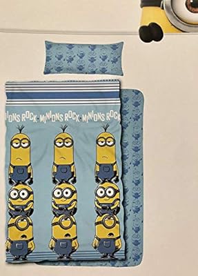 Mercatohouse - Juego de Sabanas Infantil Minions Azul - 100 ...